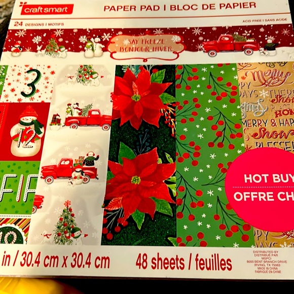 Paper pad Christmas Designs craft smart - Picture 1 of 4